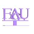 FAU-Logo-Stand.stl Florida Atlantic University Logo