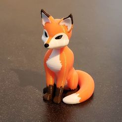 20200316_133435.jpg STL file Fox multi material color (MMU ready)・3D printable design to download