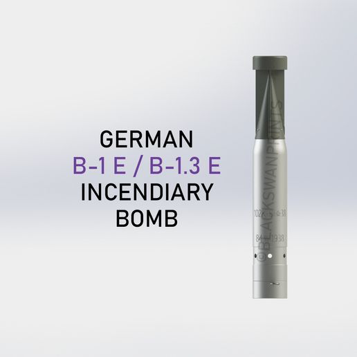 German_B-1E.B-1,3E_Incendiary.Bomb_WW2.Luftwaffe_Blitz_0.jpg WW2 German Luftwaffe B-1E Incendiary Bomb