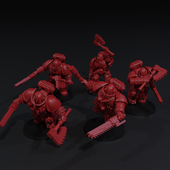 Blind-rage-Crusaders.png Download file Blind Rage Crusaders • 3D print design, Geargutz