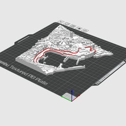 Monaco-gp-stl-track.png Monaco GP 3D print file race track - Digital Download STL & 3MF - Print it yourself - Formula 1 Monaco track and surroundings