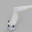 linkage-with-horn.png RC control horn and linkage designed for 3D printing