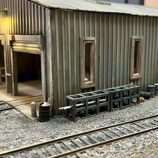 HO Scale Modern Two Stall Engine Shed