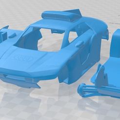 Audi-RS-Q-e-tron-Dakar-Rally-2022-Cristales-Separados-1.jpg 3D file Audi RS Q e-tron Dakar Rally 2022 Printable Car・3D printable model to download