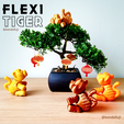 tiger-B.png Free STL file flexi tiger・3D print object to download