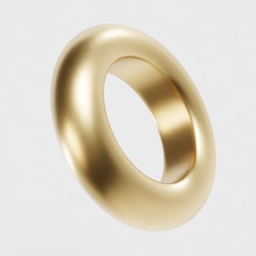 💍 Simple Ring・ STL File for 3D printing・Cults