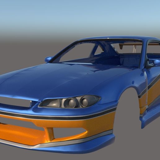 🗼 Nissan Silvia Spec-S S15 1/10・ STL File for ・Cults