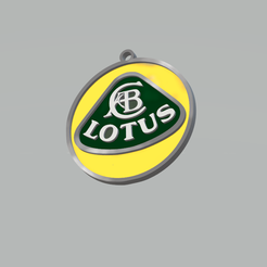 Sin título.png Download STL file Lotus Keychain • 3D printable design, 3Leones