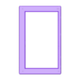 oben_final5.stl Case / Frame for Raspberry Pi screen/monitor 5 inch 800x480