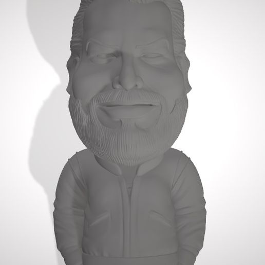 Bud Spencer Cartoon - 3D model önizlemesi