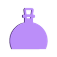 Potion1.stl Magic potion silhouette