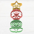 cortantes mario 2.png Set x3 Mario Bros. cutters