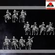Cavalry.jpg 28mm WW2 Partisan Resistance Fighter Cavalry and Civilians