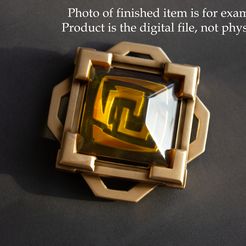 15.jpg Fichier 3D Liyue geo vision genshin impact 3d print cosplay stl files・Modèle à télécharger et à imprimer en 3D