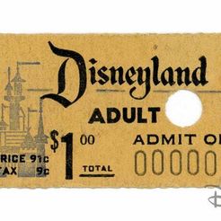 DLR_Ticket-D23.jpg Disneyland Opening Day Ticket Pastiche