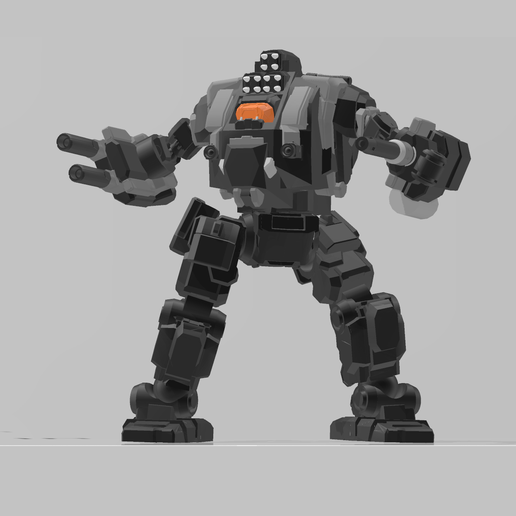 American Mecha Destroyer 3D model