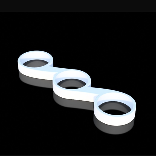 Fancy Fidget Spinner 3D model preview