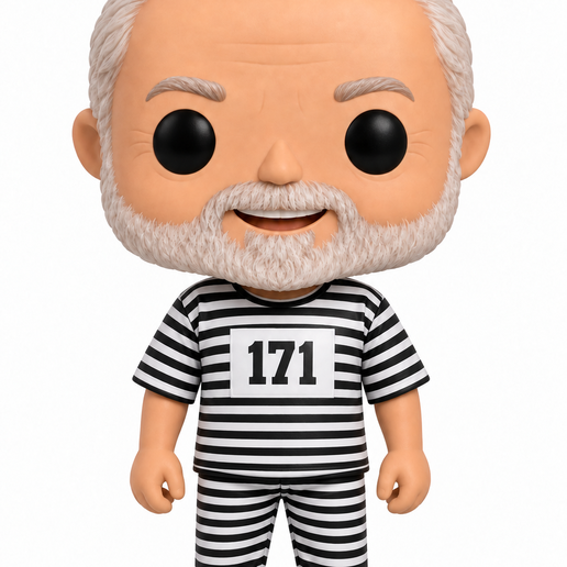 funko pop presidente luiz inacio lula da silva brasil preso