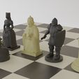 13.jpg New Medieval Chess Set Pieces 3d print model