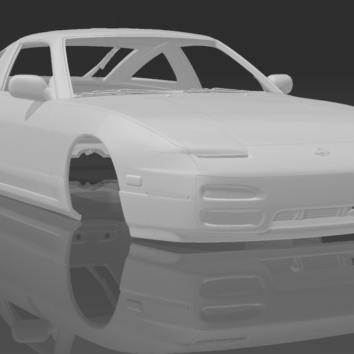 🐚 Nissan 180SX Shell Body - Divided Parts for Easy Printing・ STL File ...