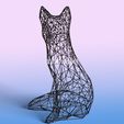 fox-5.jpg Fox Wire Art - Resin print