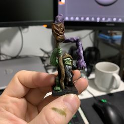IMG_2496.jpg Download STL file Orc Witch Doctor • Template to 3D print, JayDawi