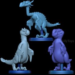 packe.jpg Download STL file Dinobirds Gavin Gertile and Roger - Ice Age Collision Course • Design to 3D print, SillyToys