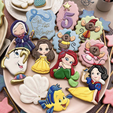 Asset-11@4x.png Enchanting Trio: Cinderella's Mice Cookie Cutter With Stamp Set of Three