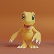 agumon-render.jpg Digimon - Agumon