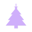 Christmas Tree Hanging Ornament Size.stl Christmas Tree Hanging Sign