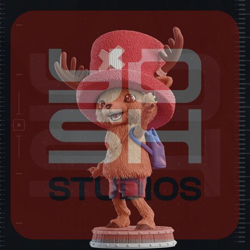 3_4.jpg Life Size Pirate Reindeer 3D Printer STL