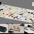 Sofa.png 3D file Revit furniture collection for High quality rendering・3D printing template to download, Hamilton-Revit