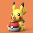PlanterPikachu04.jpg STL-Datei POKEMON - PIKACHU PLANTER (EINFACH DRUCKEN KEINE UNTERSTÜTZUNG)・Vorlage für 3D-Druck zum herunterladen