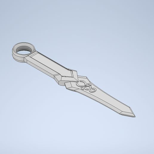 STL file Genshin Impact - Rosaria Dagger・3D print design to download・Cults