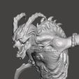 1.jpg WHIPLASH - DOOM ETERNAL - Dynamic Pose HIGH POLY sculpted model STL for 3D printing