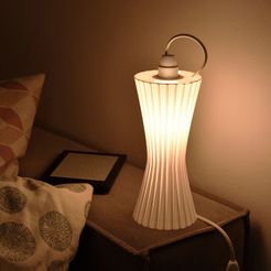 1.jpg STL file Madame Table Lamp・3D print object to download, alessiopilodesign