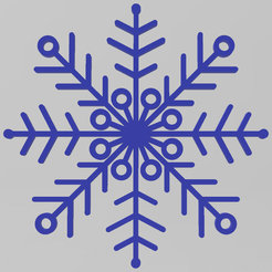Snowflake-27.png EASY TO PRINT, SNOWFLAKE, CHRISTMAS ORNAMENT 27, ORNAMENTS