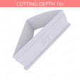 1-7_Of_Pie~3in-cookiecutter-only2.png Slice (1∕7) of Pie Cookie Cutter 3in / 7.6cm