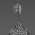 wf1.jpg Iced cluster bail Art deco pattern N04 memory pendant 3D print model