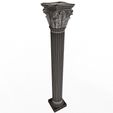 Wireframe-Low-Column-Capital-0203-2.jpg Column Capital 0203