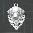 Screenshot-2026-03-31-173811.png Golden Retriever Earrings , Ornate Dangle
