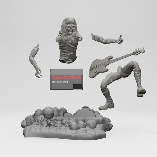 8.jpg Eddie (Iron Maiden) - 3D Printing
