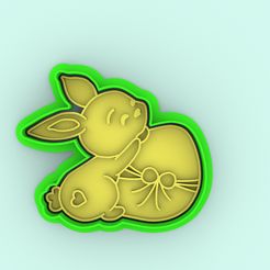115.jpg COOKIE CUTTER EASTER BUNNY - COOKIE CUTTER Easter Bunny