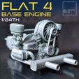 a5.jpg Flat Four BASE ENGINE 1-24th for modelkits and diecast