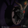 2.png Baphomet - Plaque Trophy Wall Decor