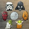 Star-Wars.jpg Lot 7 Disney Star Wars ornaments