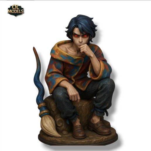🎨 Hwei Fan Art Figure League of Legends 3D Model・ STL 3D baskı