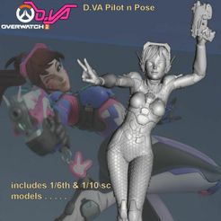 Image1.jpg Fichier 3D Overwatch2 - DVA à l'échelle 1/10ème et 1/6ème par SPARX・Plan à imprimer en 3D à télécharger