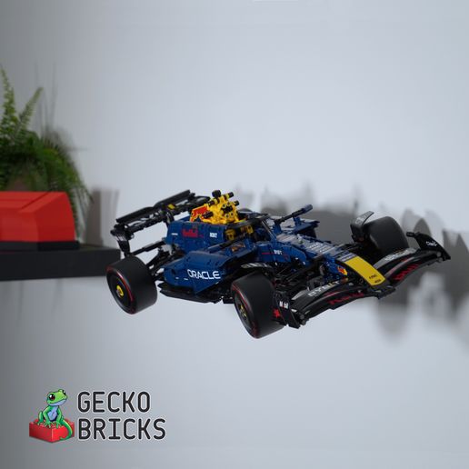 1.jpg Wall Mount for 42206 Red Bull F1 Formula 1 RB20 Technic Gecko Bricks