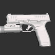 twm30.png Springfield Hellcat Pro Nightstick TWM30 Real Size 3D Gun Mold